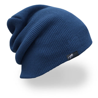 Slouch Beanie - Navy Blue
