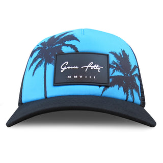 Kids Trucker - Blue Palm Sky