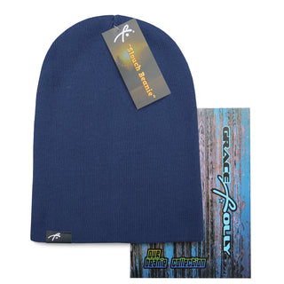 Slouch Beanie - Navy Blue