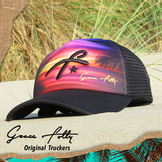 Foam Trucker Cap - Sunset