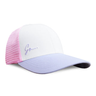 Curved Bill Trucker - Pink Lavender