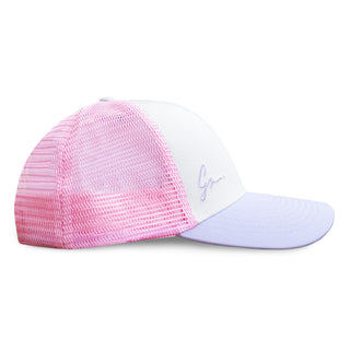 Curved Bill Trucker - Pink Lavender