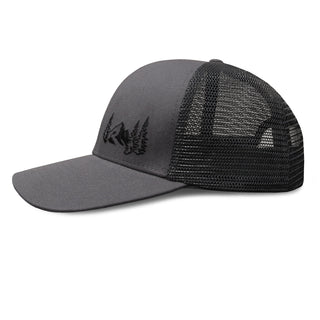 6 Panel Trucker - Gray Mountain Classic