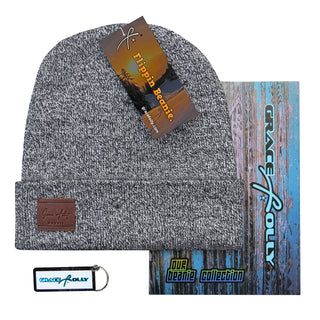 Trekker Beanie - Black Heather