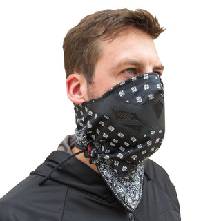 Raider Mask - Black and White Bandana