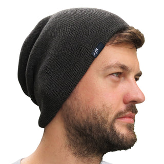 Slouch Beanie - Charcoal