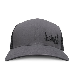 6 Panel Trucker - Gray Mountain Classic