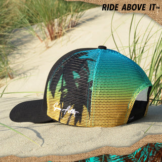 6 Panel Trucker - Palm Beach