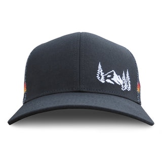 6 Panel Trucker - Sunset Mtn Mesh