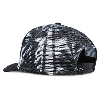 6 Panel Hats - Palm silhouette Mesh