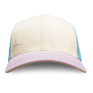 Curved Bill Trucker -  Blue Lavender