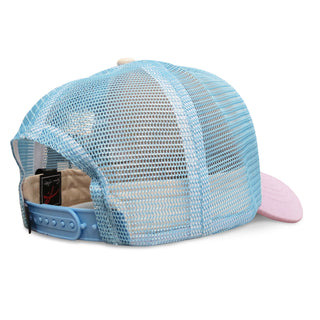 Curved Bill Trucker -  Blue Lavender